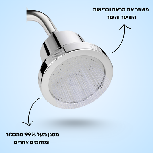 ראש גשם מסנן למקלחת